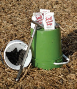 Figure 1. Soil sampling harvest.