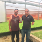 Viveirista Plinio Guarise e William Mastro RTV Seminis.