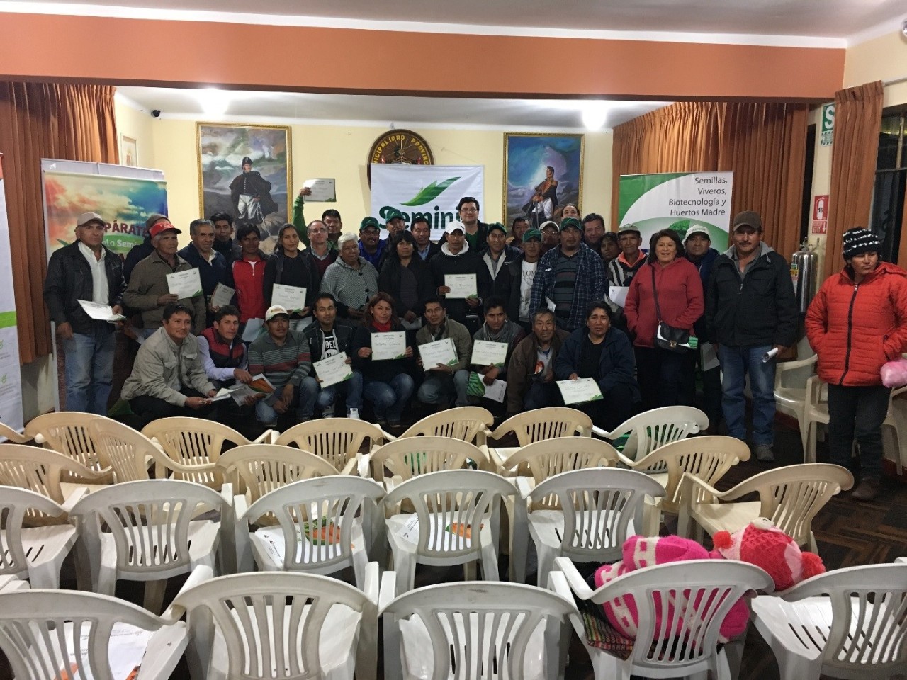 Graduación Escuela Seminis Zanahoria, Arveja y Brócoli 2016 – Perú.