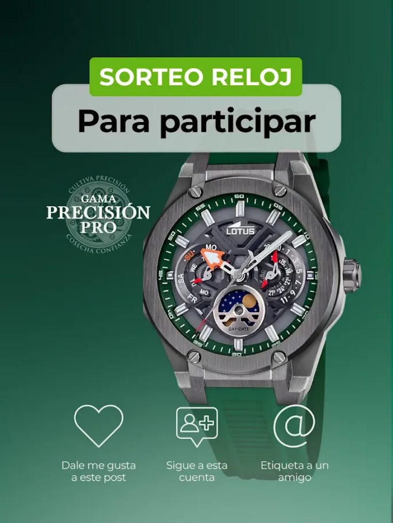 Sorteo | Reloj Lotus “Gama Precisión Pro”