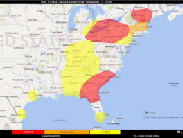 Figure 2. Downy mildew risk prediction map.