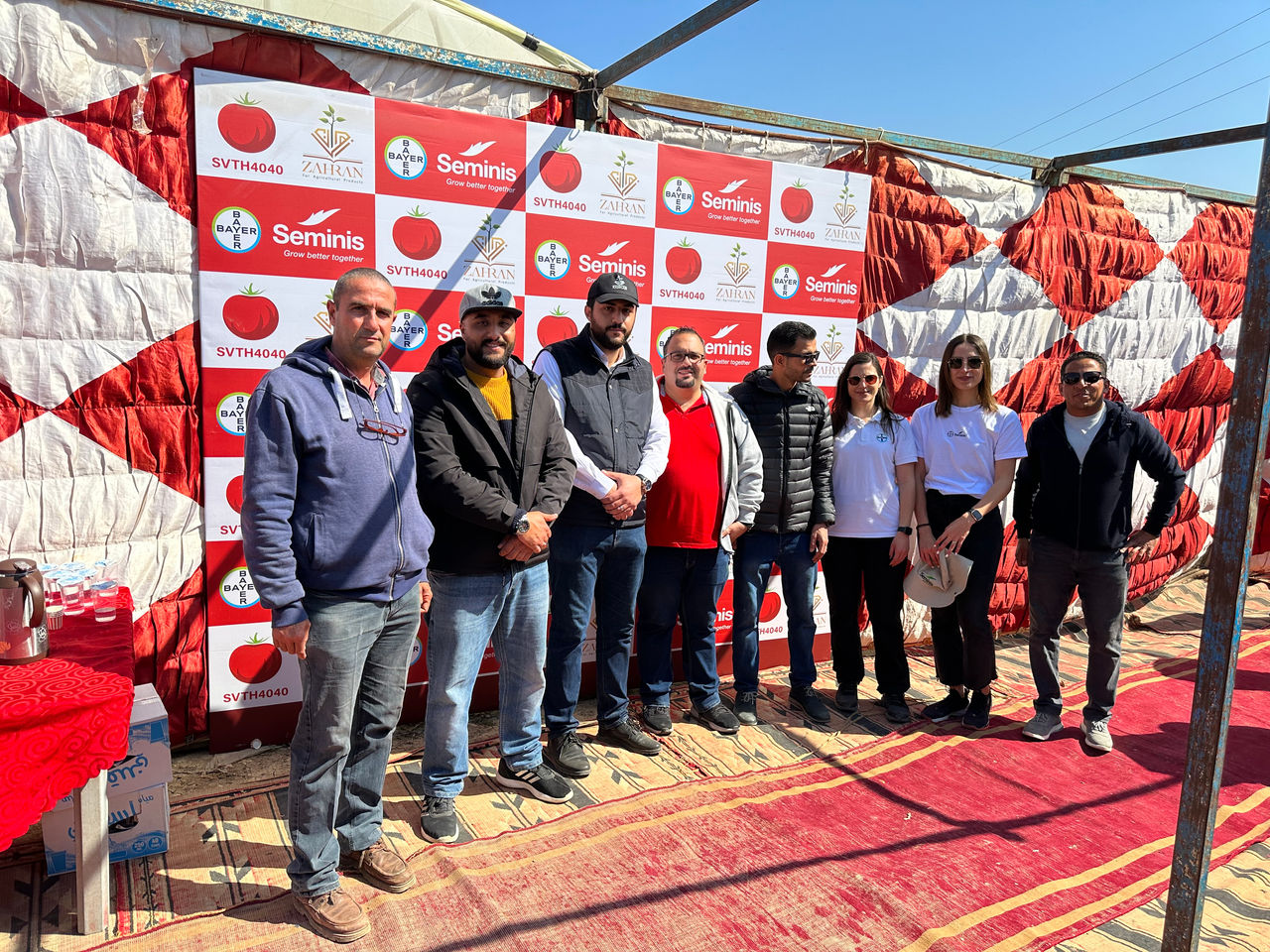 يوم حقلي لصنف الطماطم TVTH4040 في وادي الأردن