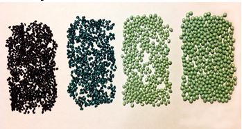 Existen tres tipos básicos de recubrimiento de semillas (Figura 1). Los revestimientos de capa son muy finos y no alteran la forma, tamaño o peso de la semilla, y pueden ayudar a reducir la pérdida de agua.2 Las incrustaciones son de cierta forma más gruesas, provocando que la forma de la semilla sea más uniforme, más esférica, y tenga un peso ligeramente mayor.