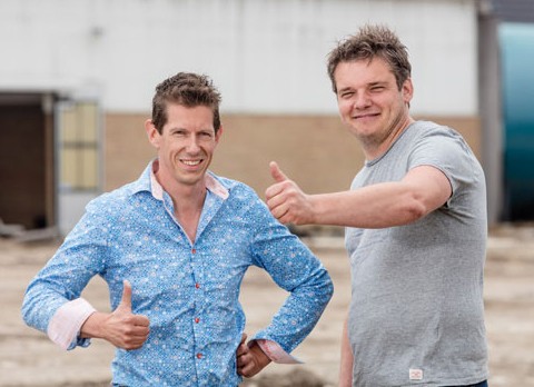 Paul Zantman en zijn collega Paul Brabander van Brabander-Zantman