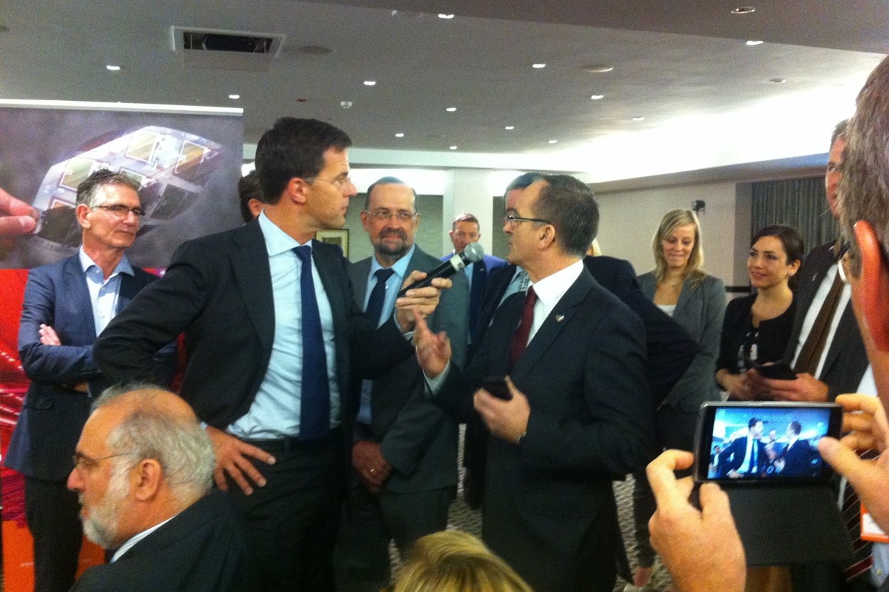 Nico with Mark Rutte